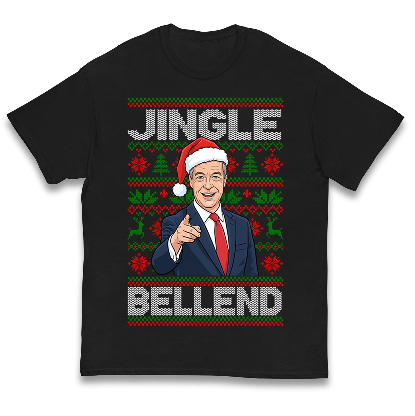 Nigel Farage Christmas Kids T Shirt