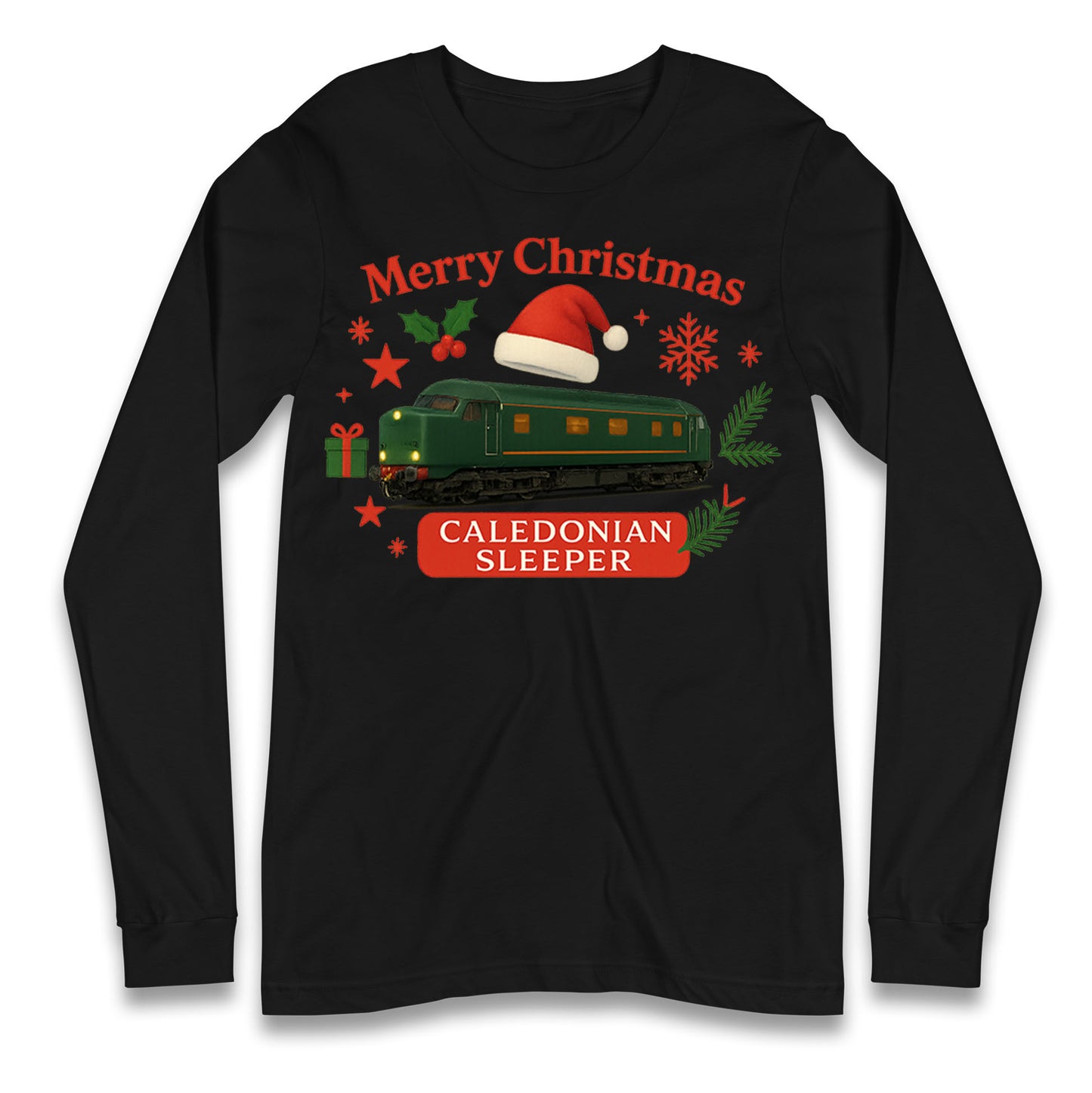 Caladonian Sleeper Christmas Longsleeve T Shirt 