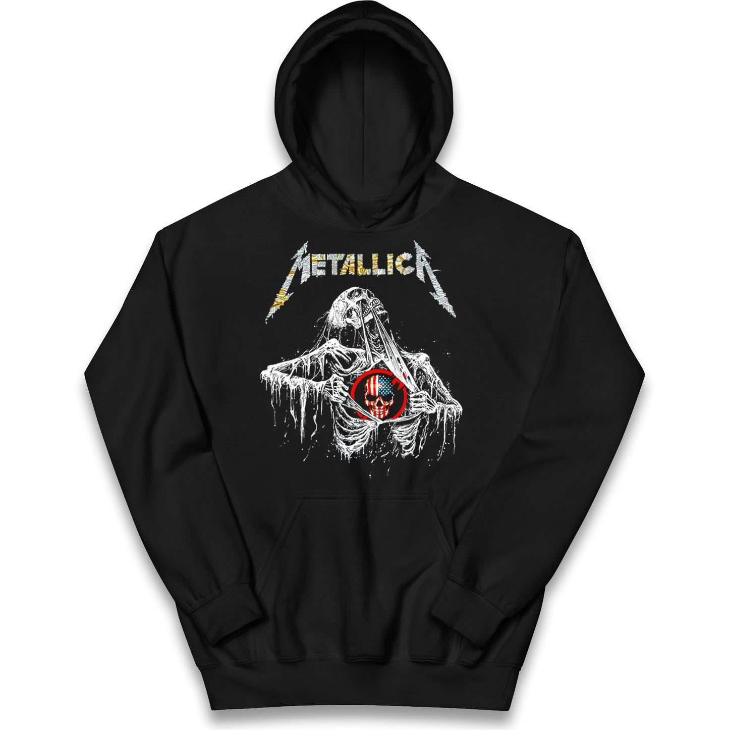 Metallica USA Skull Kids Hoodie