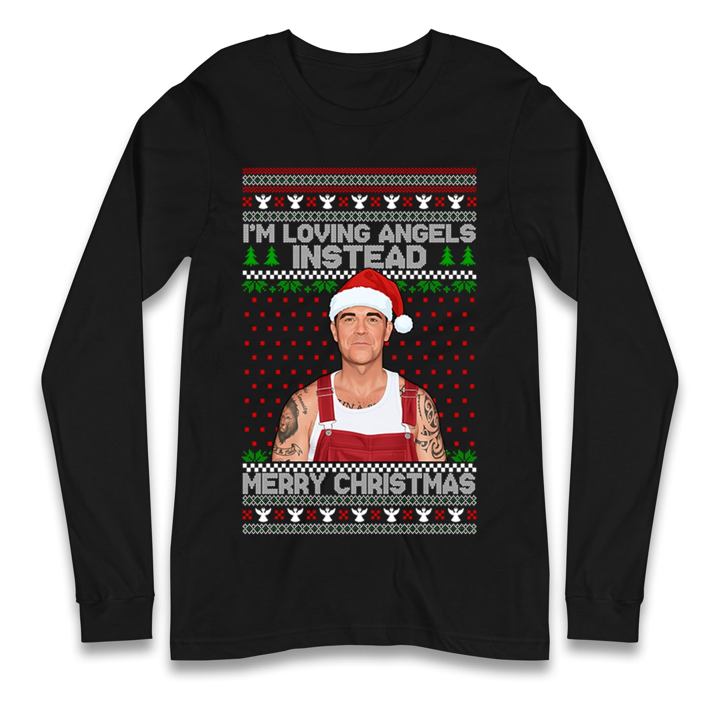 Robbie Williams Christmas Longsleeve T Shirt