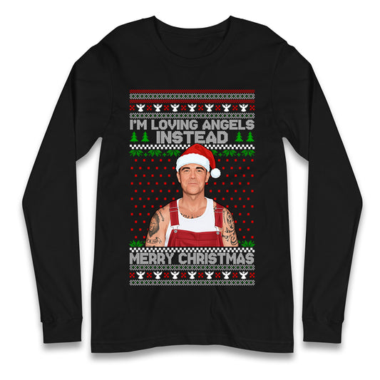 Robbie Williams Christmas Longsleeve T Shirt