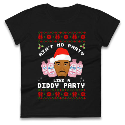 Diddy Christmas Ladies T Shirt