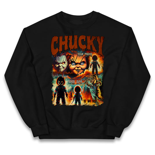 Chucky Doll Good Guys Halloween Bootleg Kids Jumper