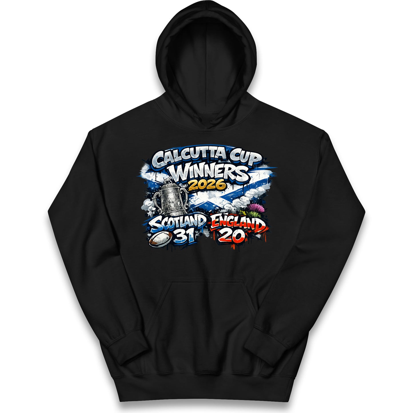 Scotland Calcutta Cup Winners 2026 Kids Hoodie