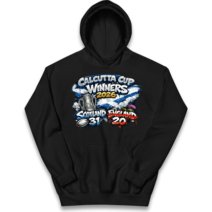 Scotland Calcutta Cup Winners 2026 Kids Hoodie