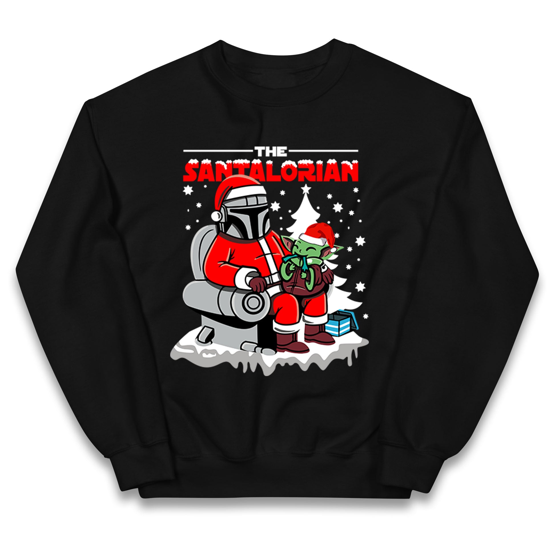 Mandalorian Christmas Kids Jumper