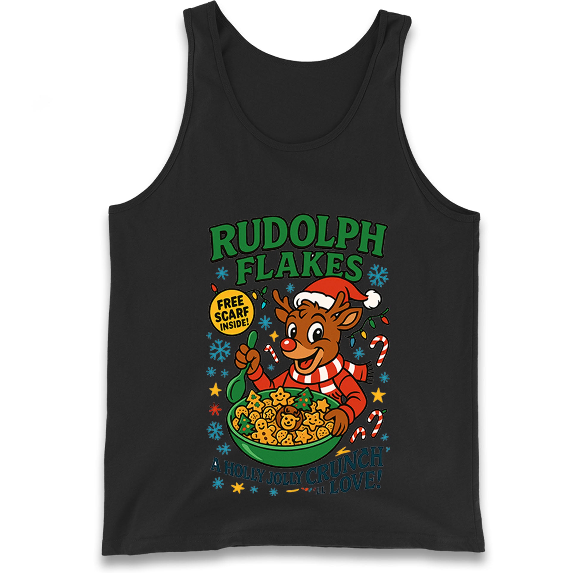 Rudolph The Red Nose Reindeer Tank Top