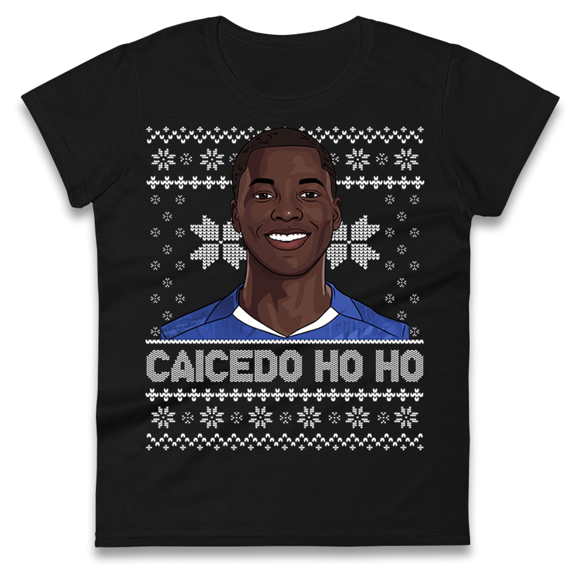 Moises Caicedo Christmas Ladies T Shirt