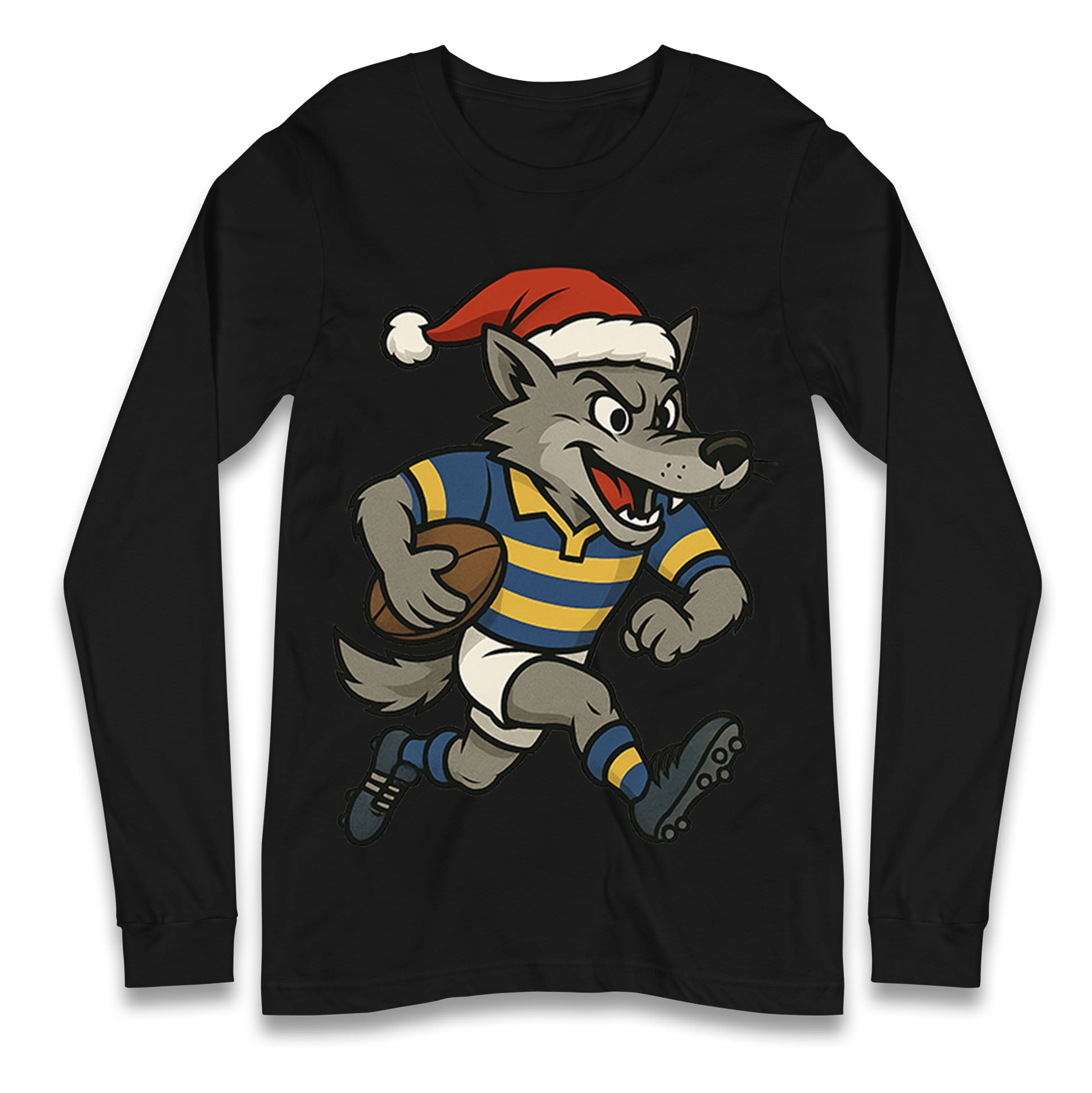 Warrington Wolves Christmas Longsleeve T Shirt 