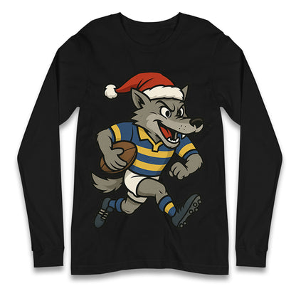 Warrington Wolves Christmas Longsleeve T Shirt 