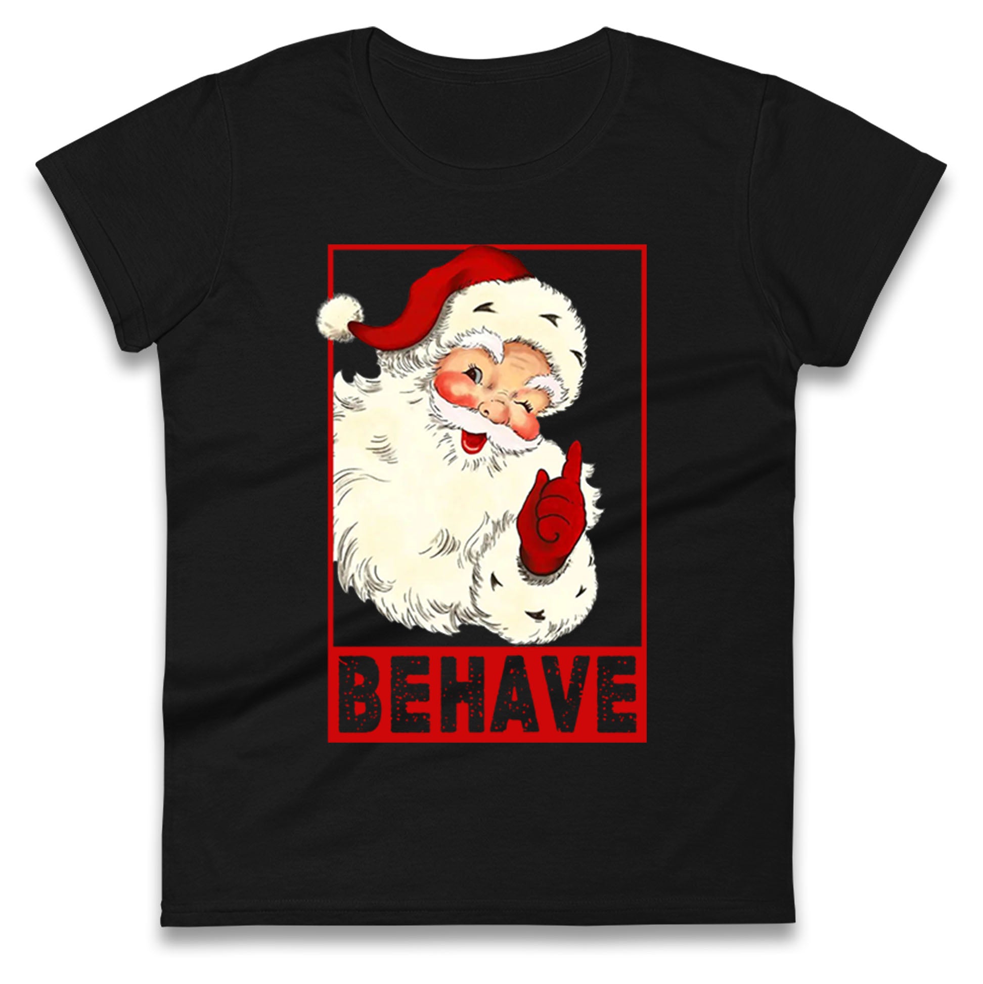 Father christmas Ladies T Shirt 