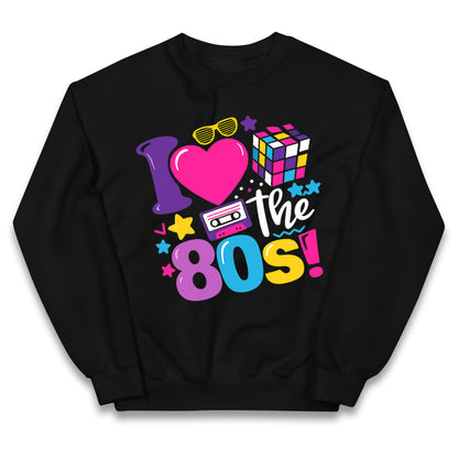 I Love The 80's Kids Jumper