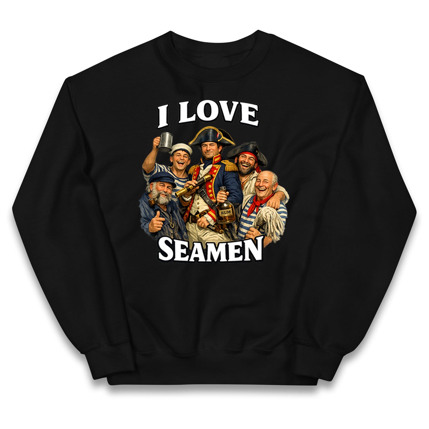 I Love Seamen Funny Cringe Meme Offensive  Kids Jumper