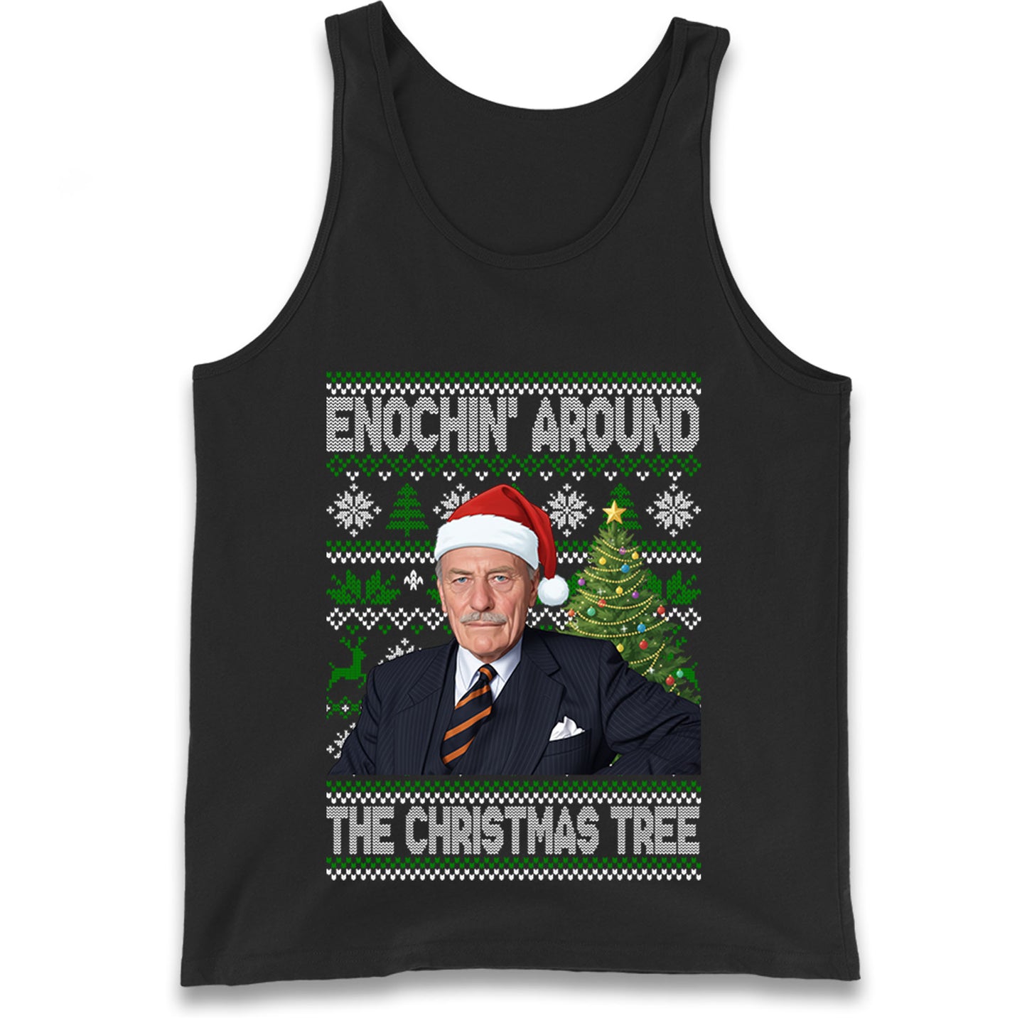 Enoch Powell Enochin Around the Christmas Tree Christmas Tank Top