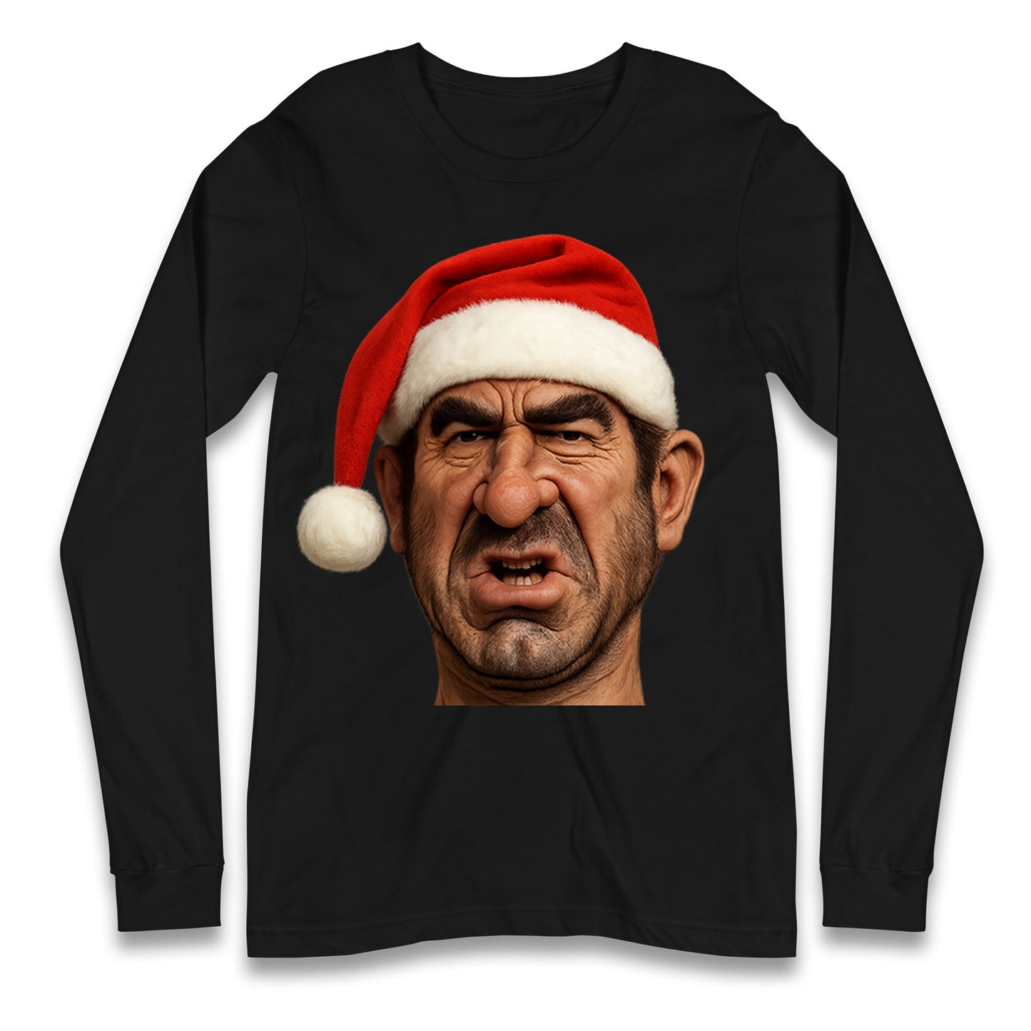 Eric Cantona Xmas Longsleeve T Shirt