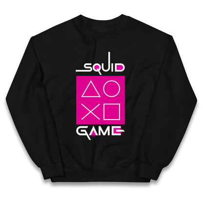 Squid Game Shapes kids Jumper