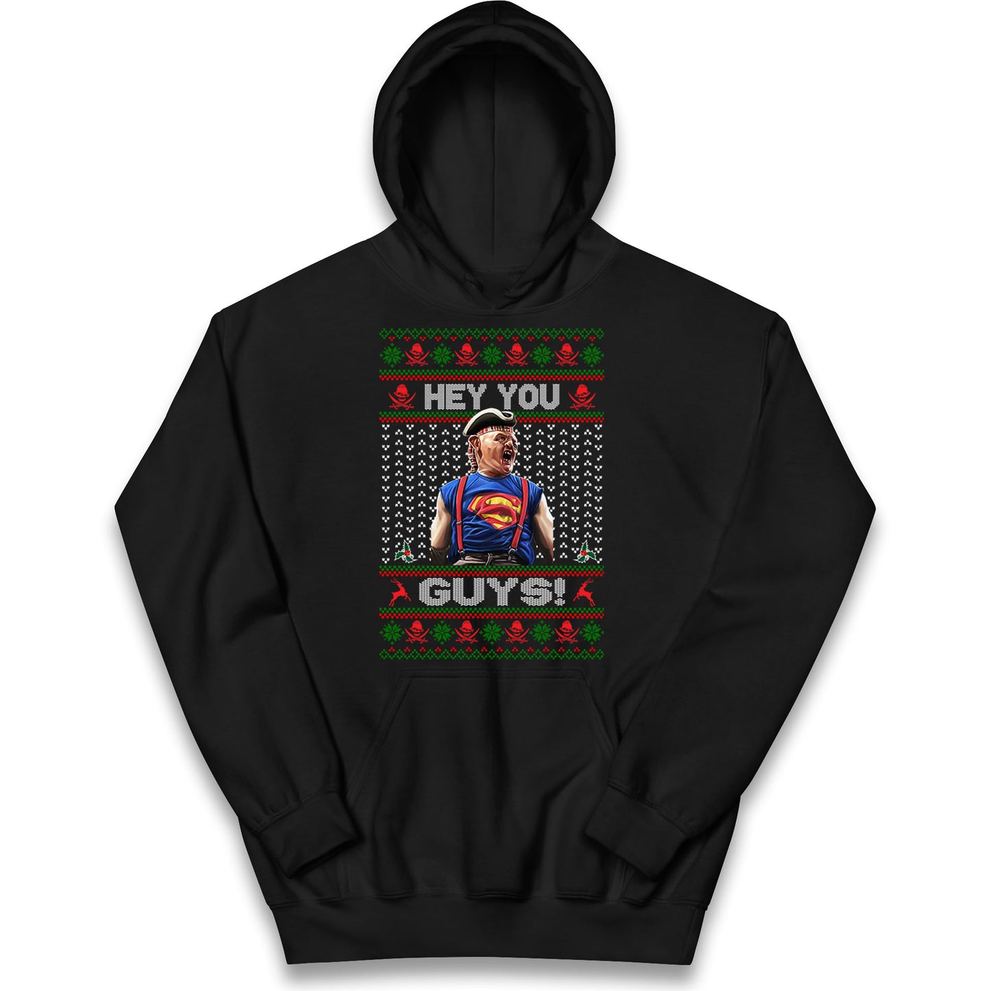 Goonies Sloth Christmas Kids Hoodie