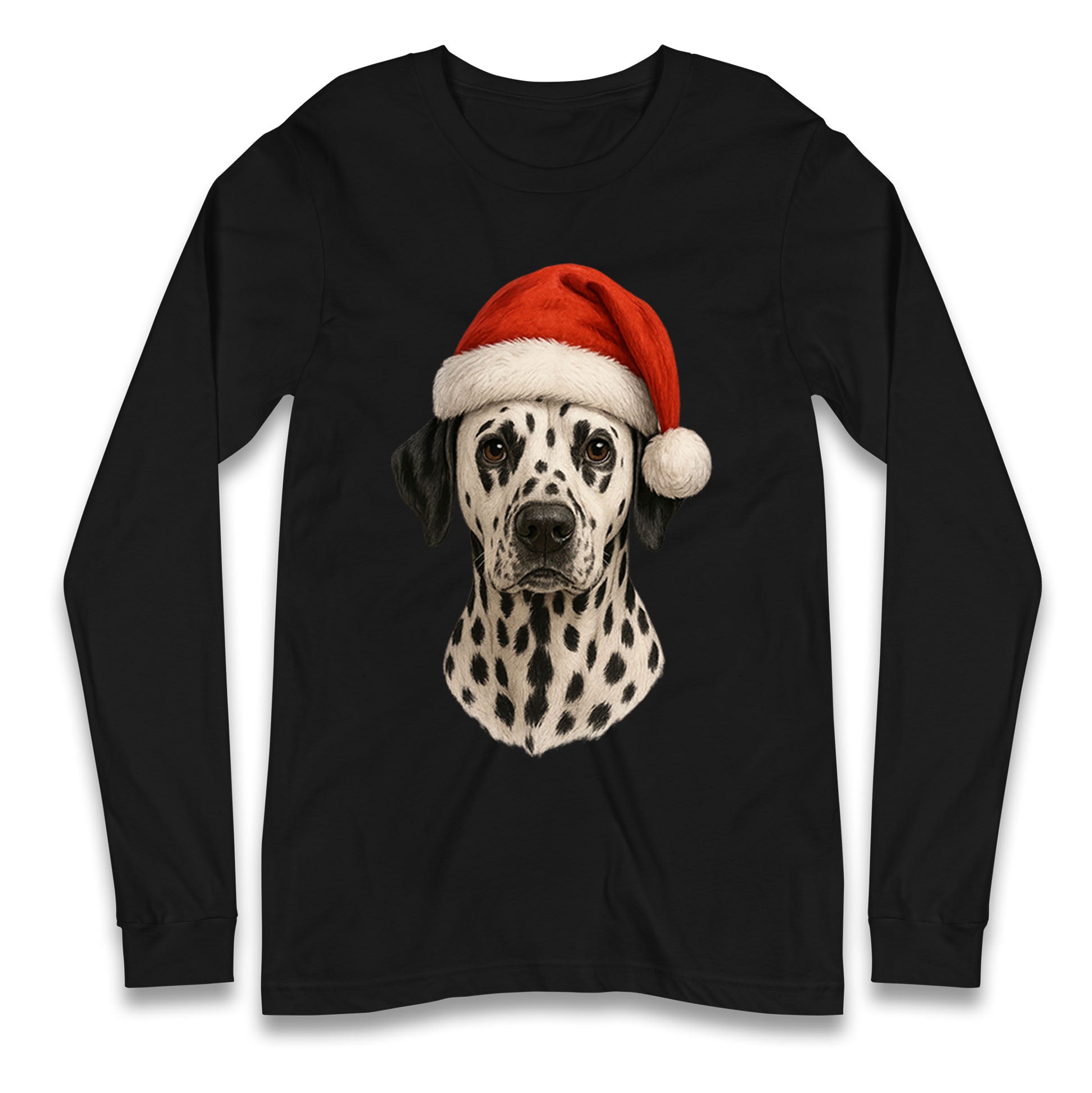 Dalmatian Dog Christmas Longsleeve T Shirt