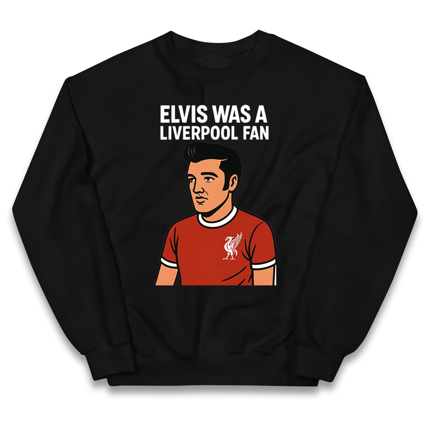 Elvis Presley Liverpool Football Kids Jumper