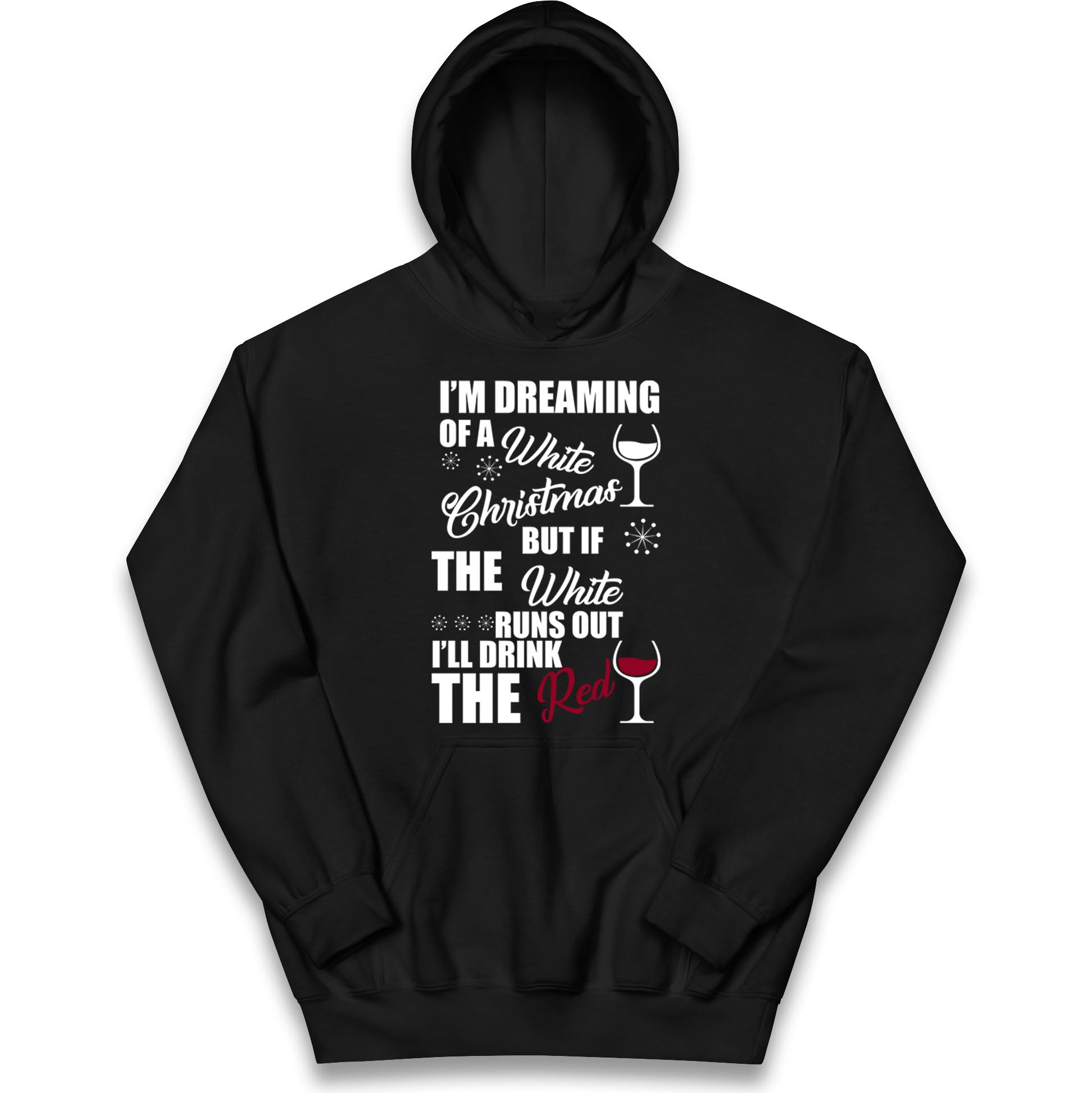 Wine Christmas Kids Hoodie