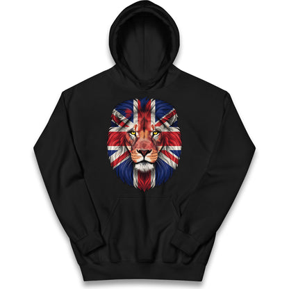 St George Flag Lion Kids Hoodie