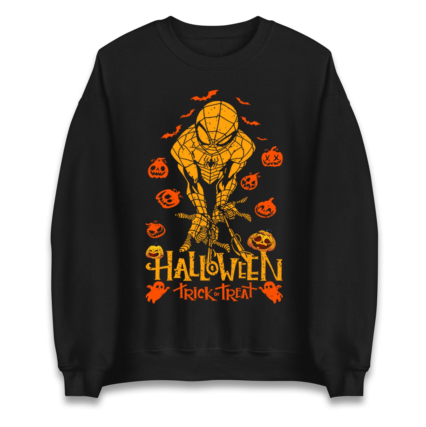 Spiderman Trick Or Treat Halloween Sweatshirt
