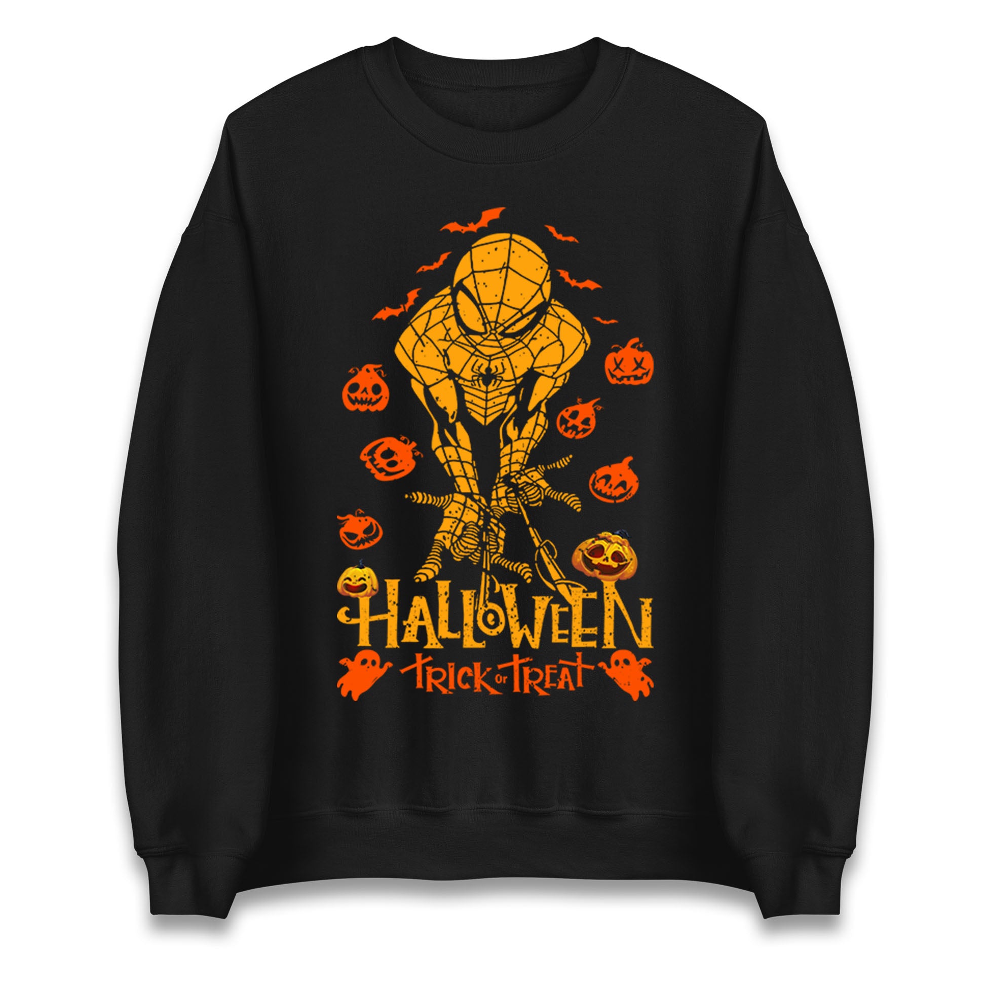 Spiderman Trick Or Treat Halloween Sweatshirt
