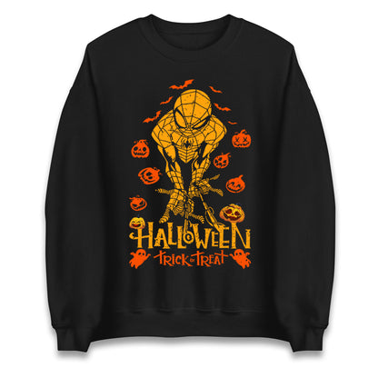 Spiderman Trick Or Treat Halloween Sweatshirt
