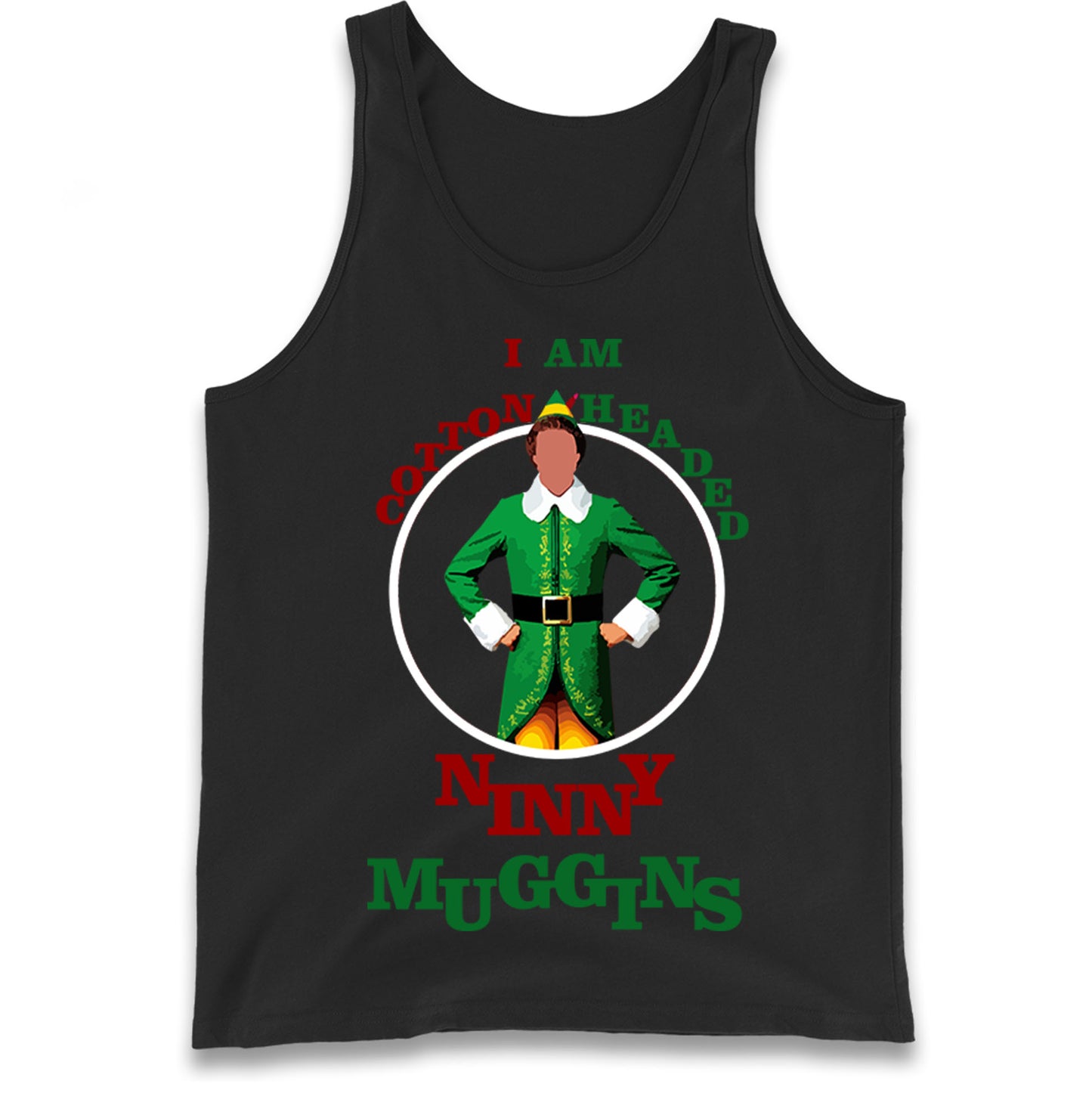 Christmas Patrick Baynham Elf Tank Top