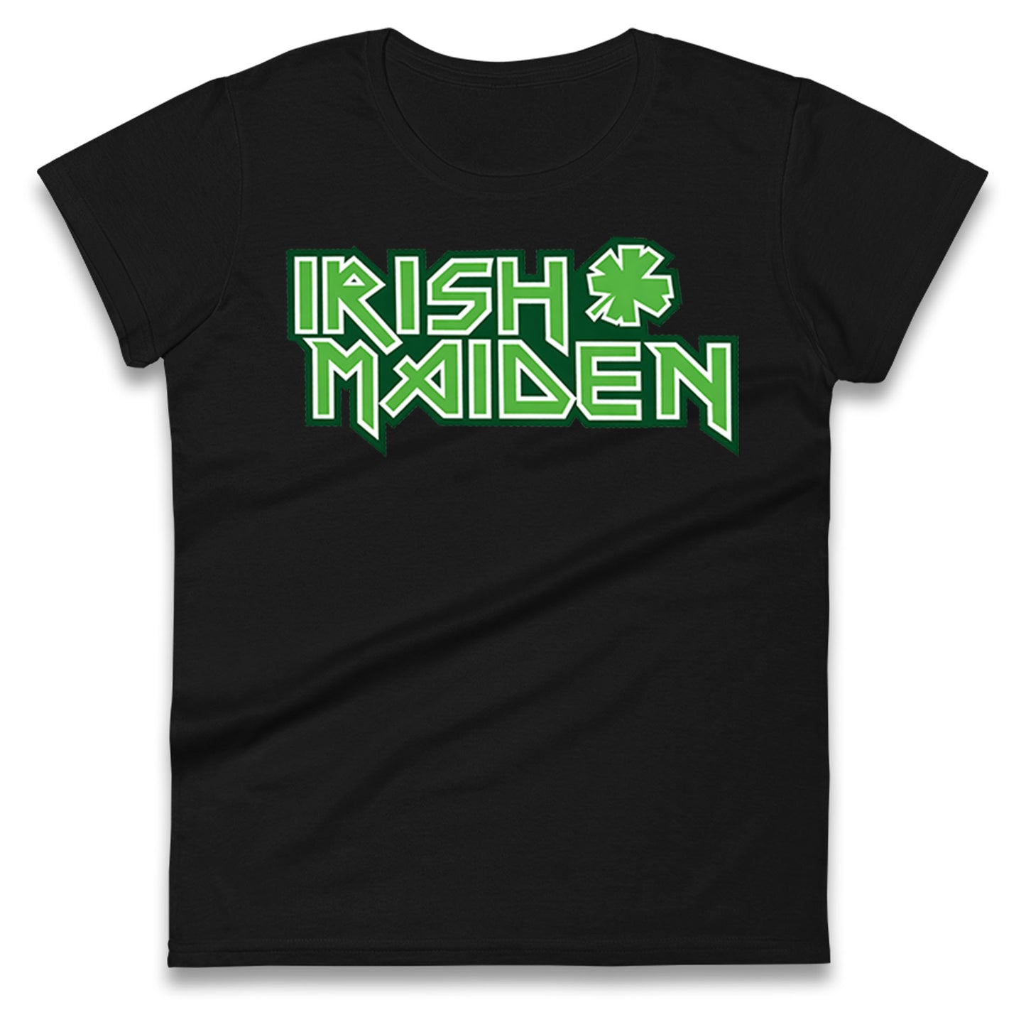 Irish Maiden St Patricks Day Ladies T Shirt