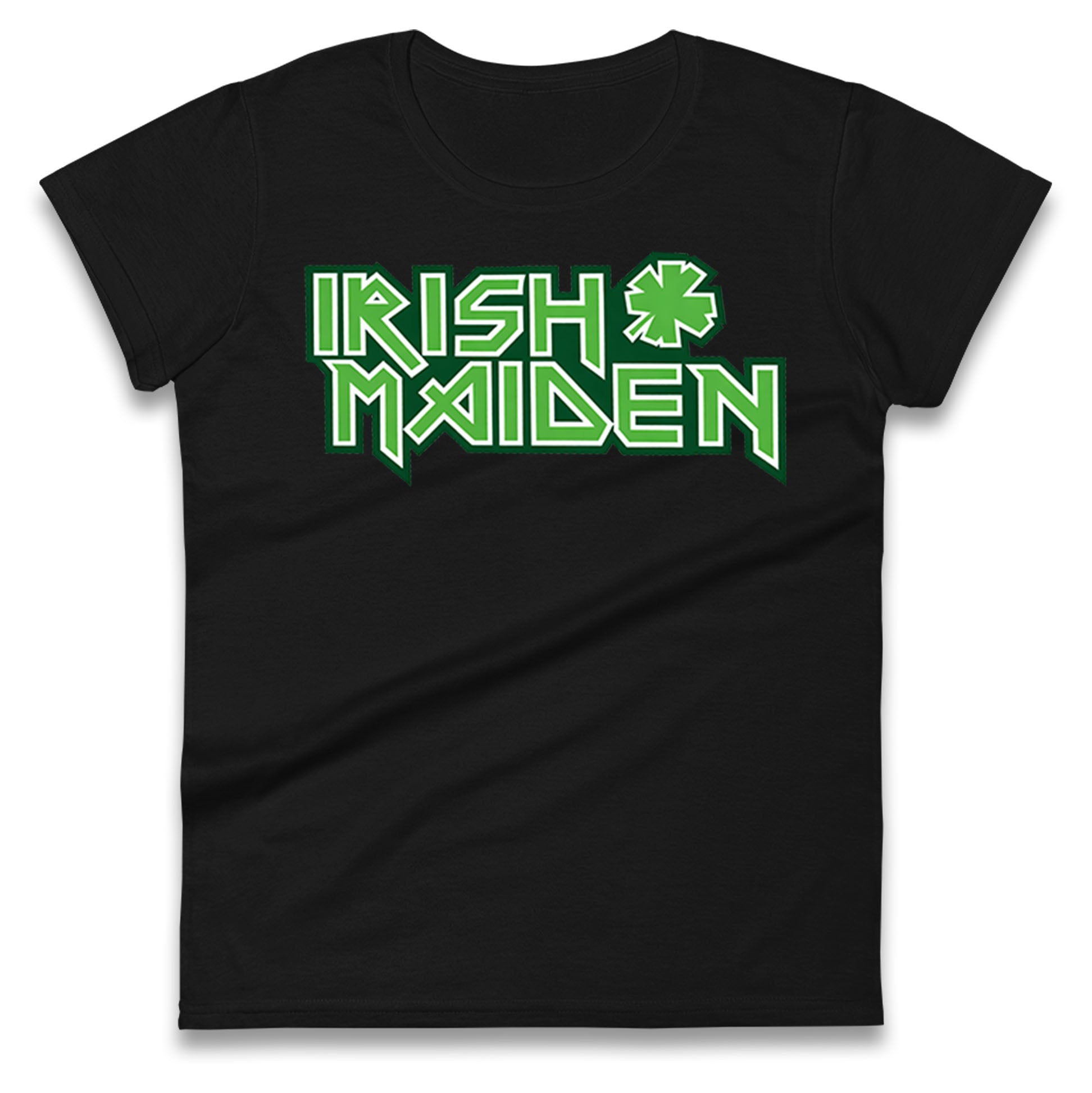 Irish Maiden St Patricks Day Ladies T Shirt