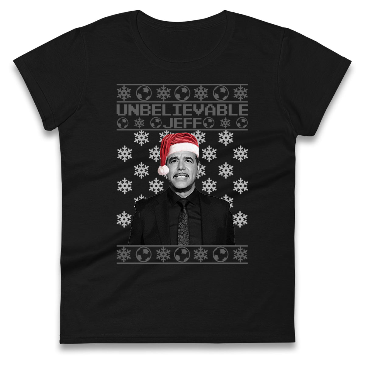 chris kamara christmas womens t shirt