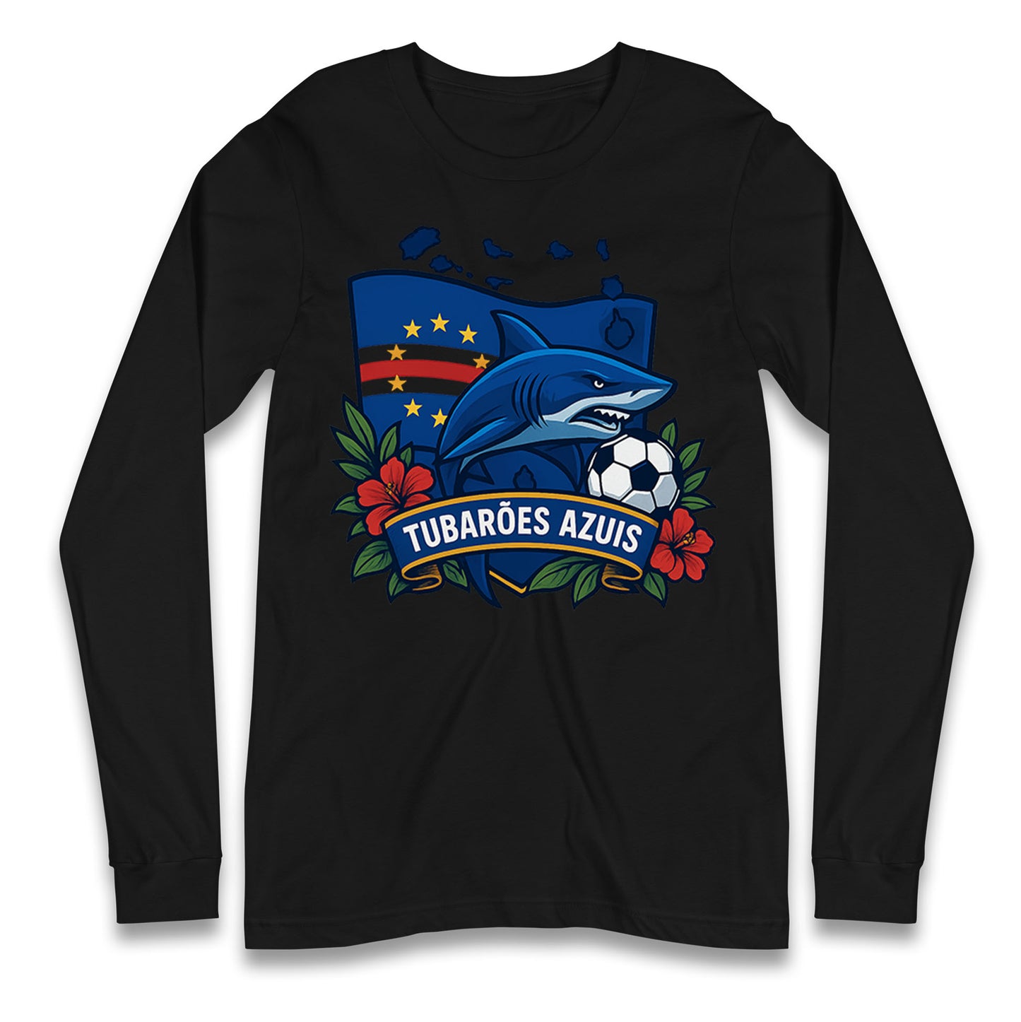 Cape Verde Football Longsleeve T Shirt