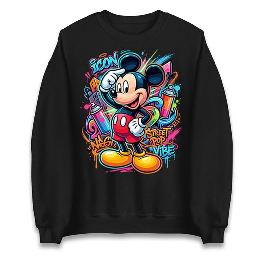 Graffiti Mickey Jumper