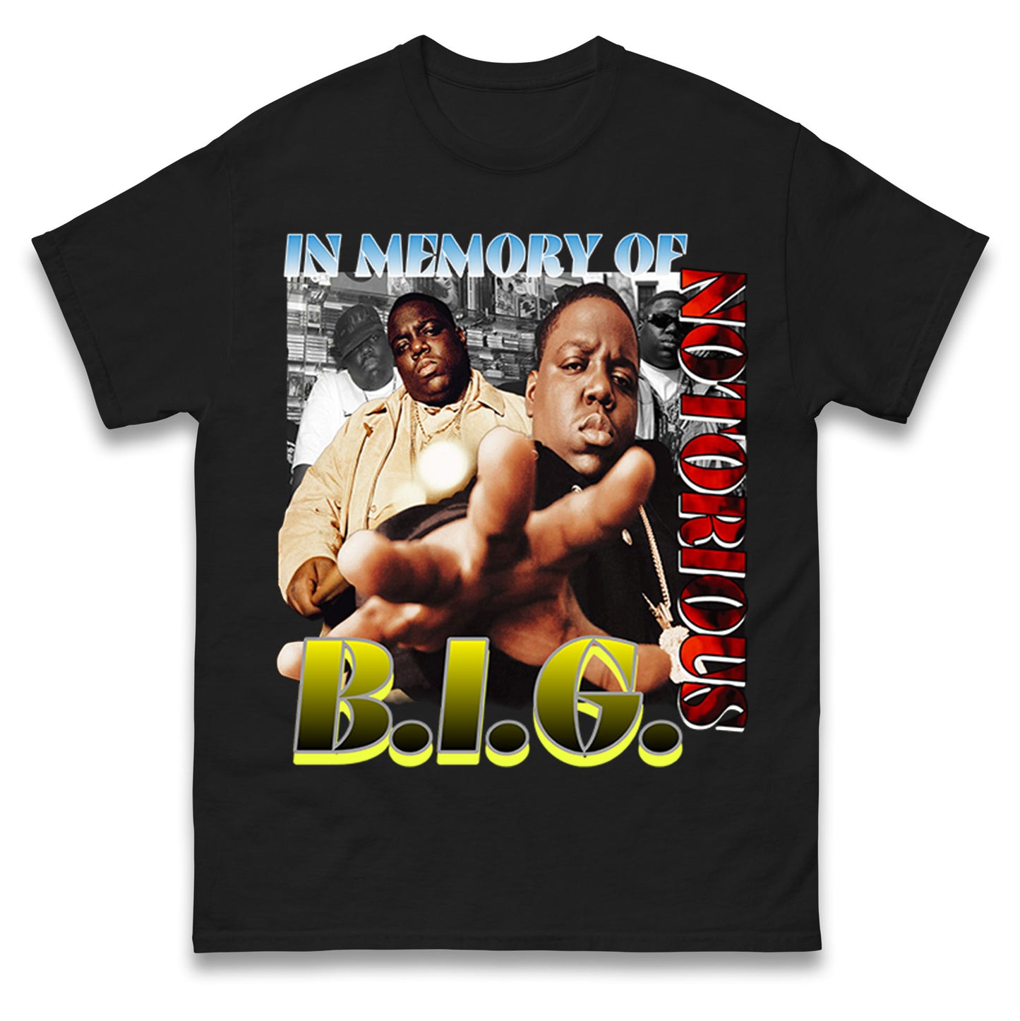 In memory of Notorious B.I.G. T Shirt