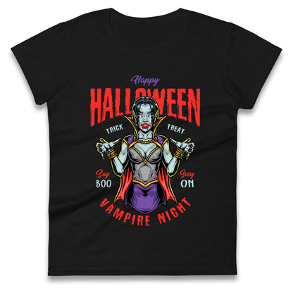 Halloween Vampire Ladies T Shirt