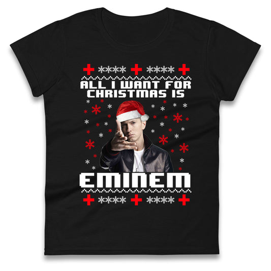 eminem christmas womens top