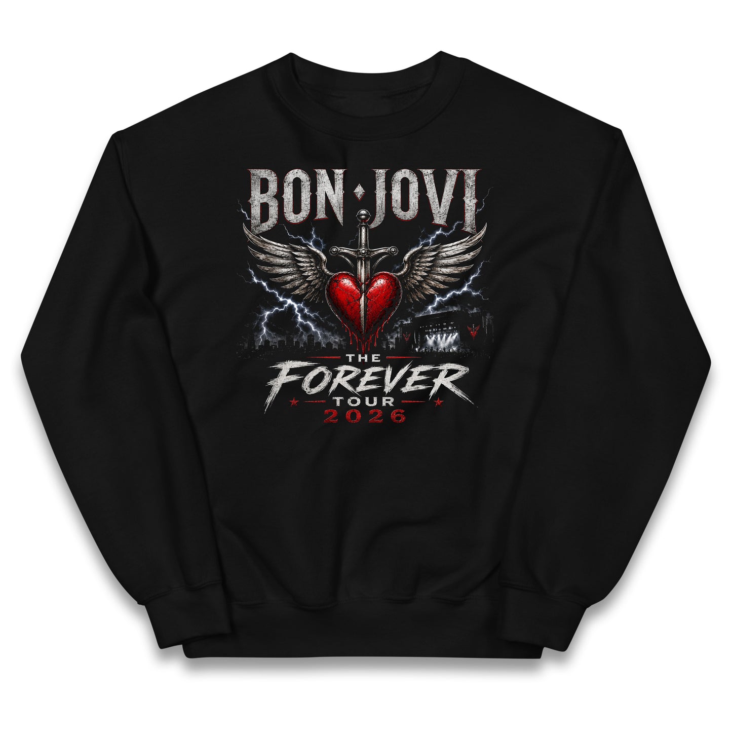 Bonjovi The Forever Tour 2026 Kids Jumper 
