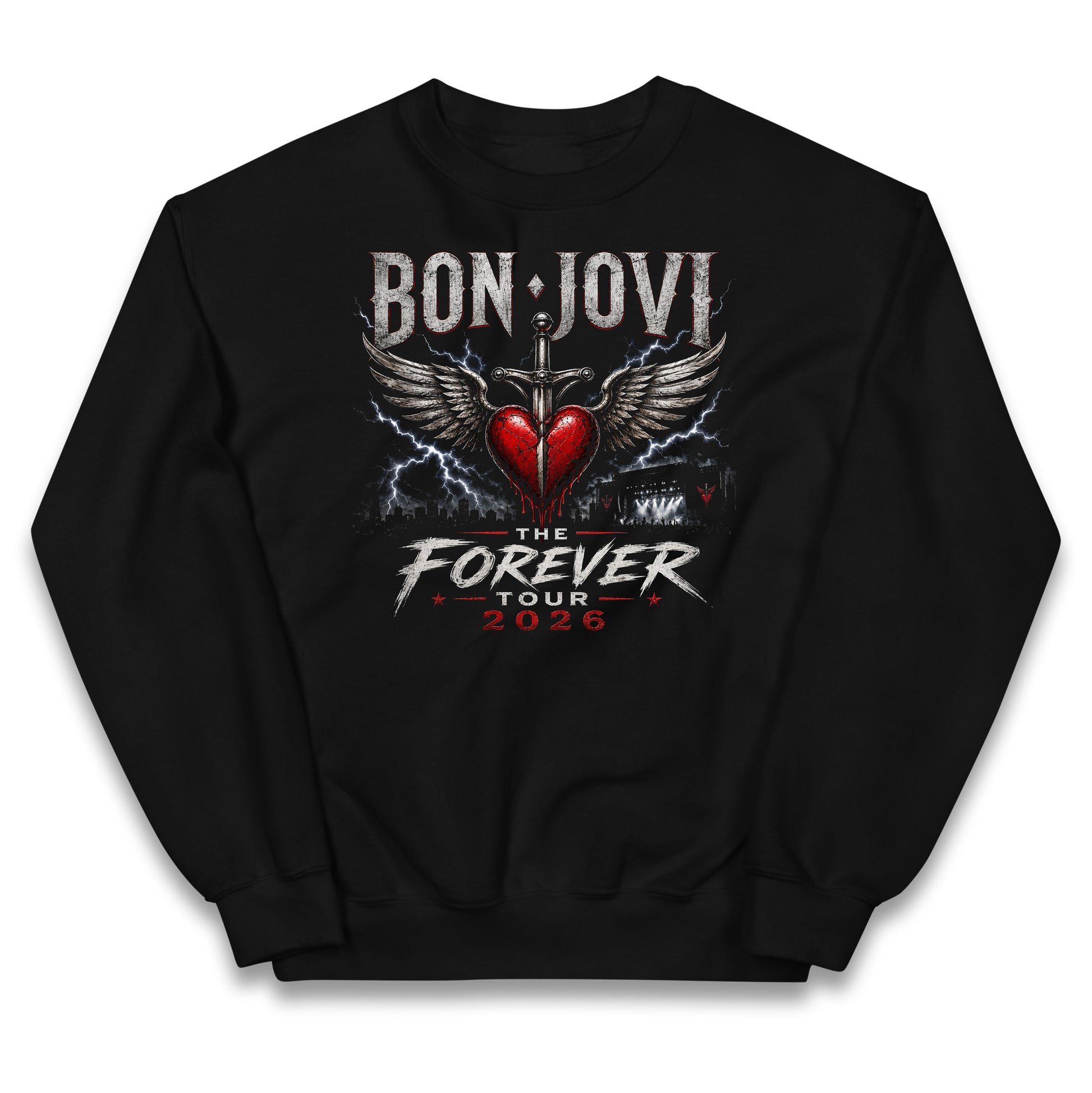 Bonjovi The Forever Tour 2026 Kids Jumper 