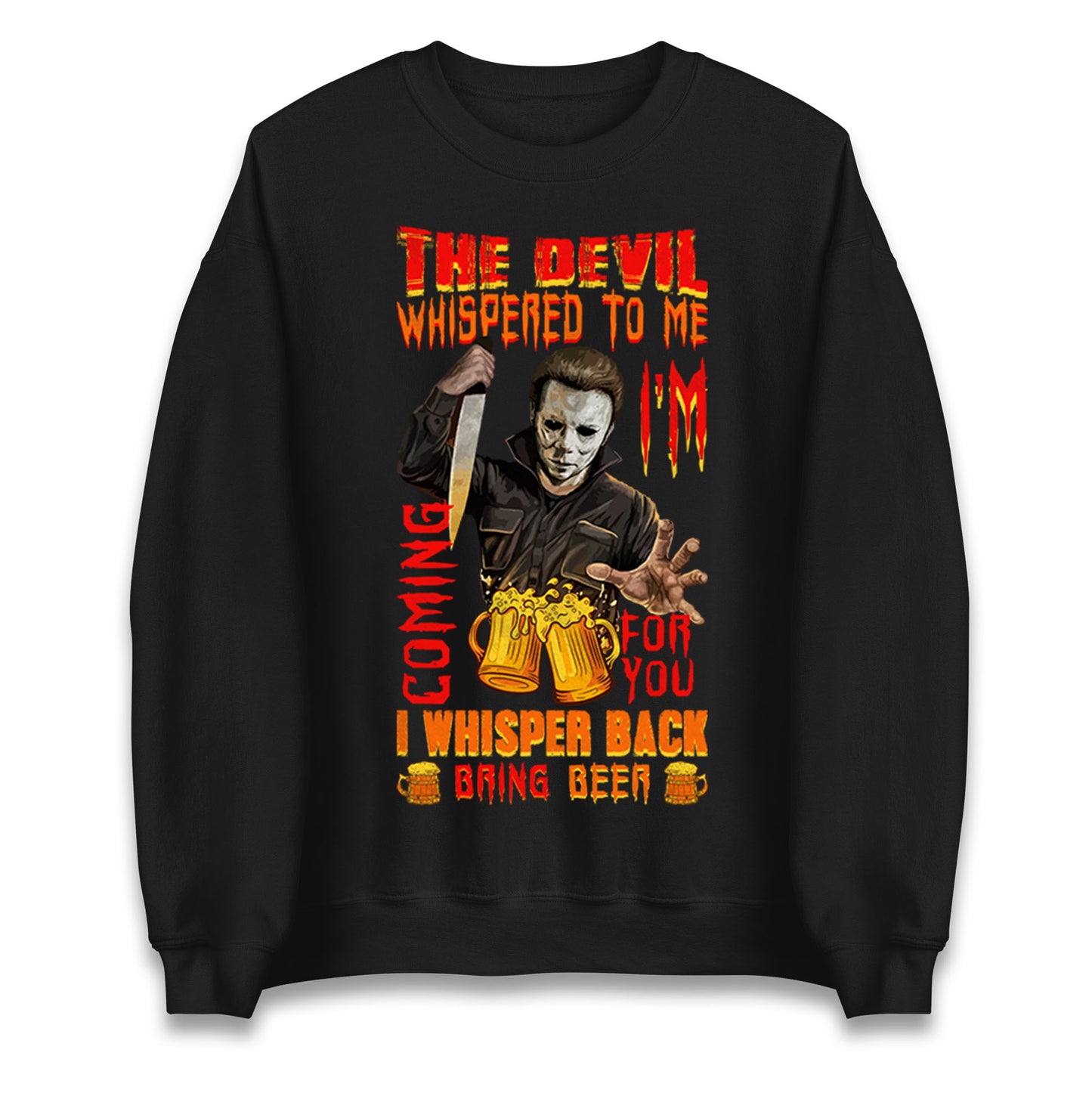 Michael Myers Haunted Halloween Sweatshirt
