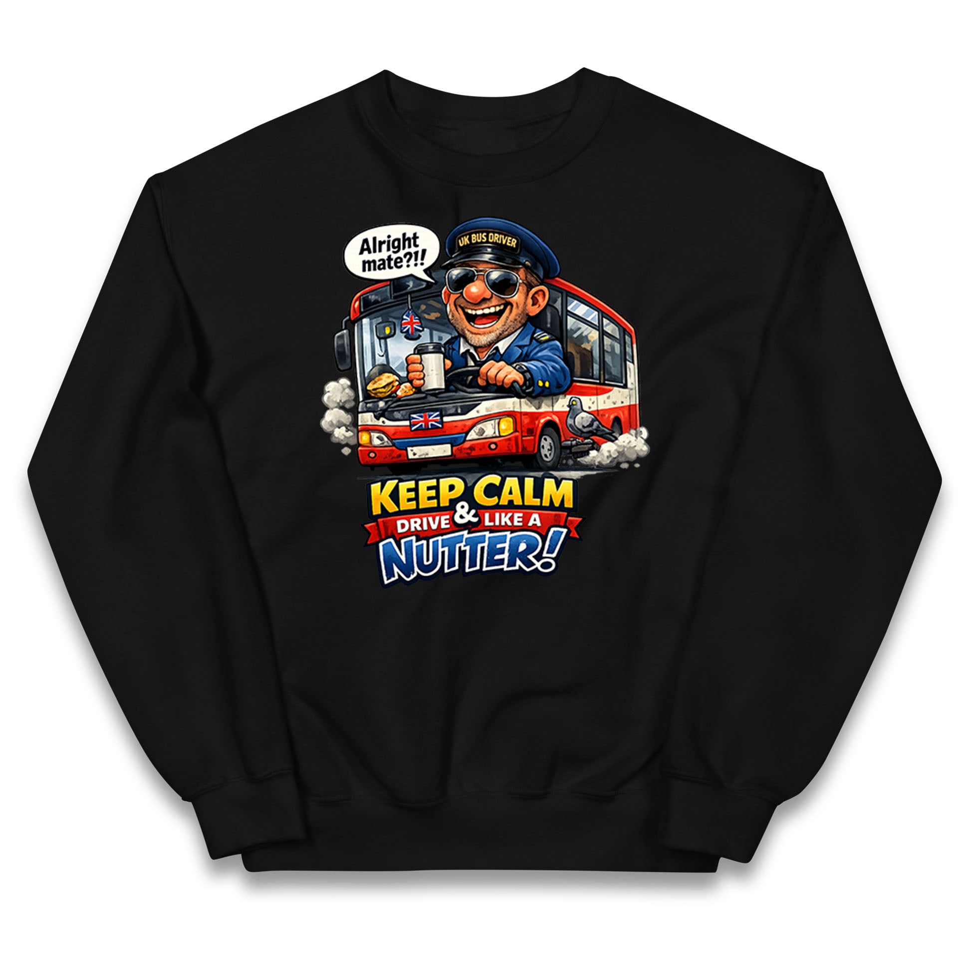  Bus Driver Job Kids Jumper