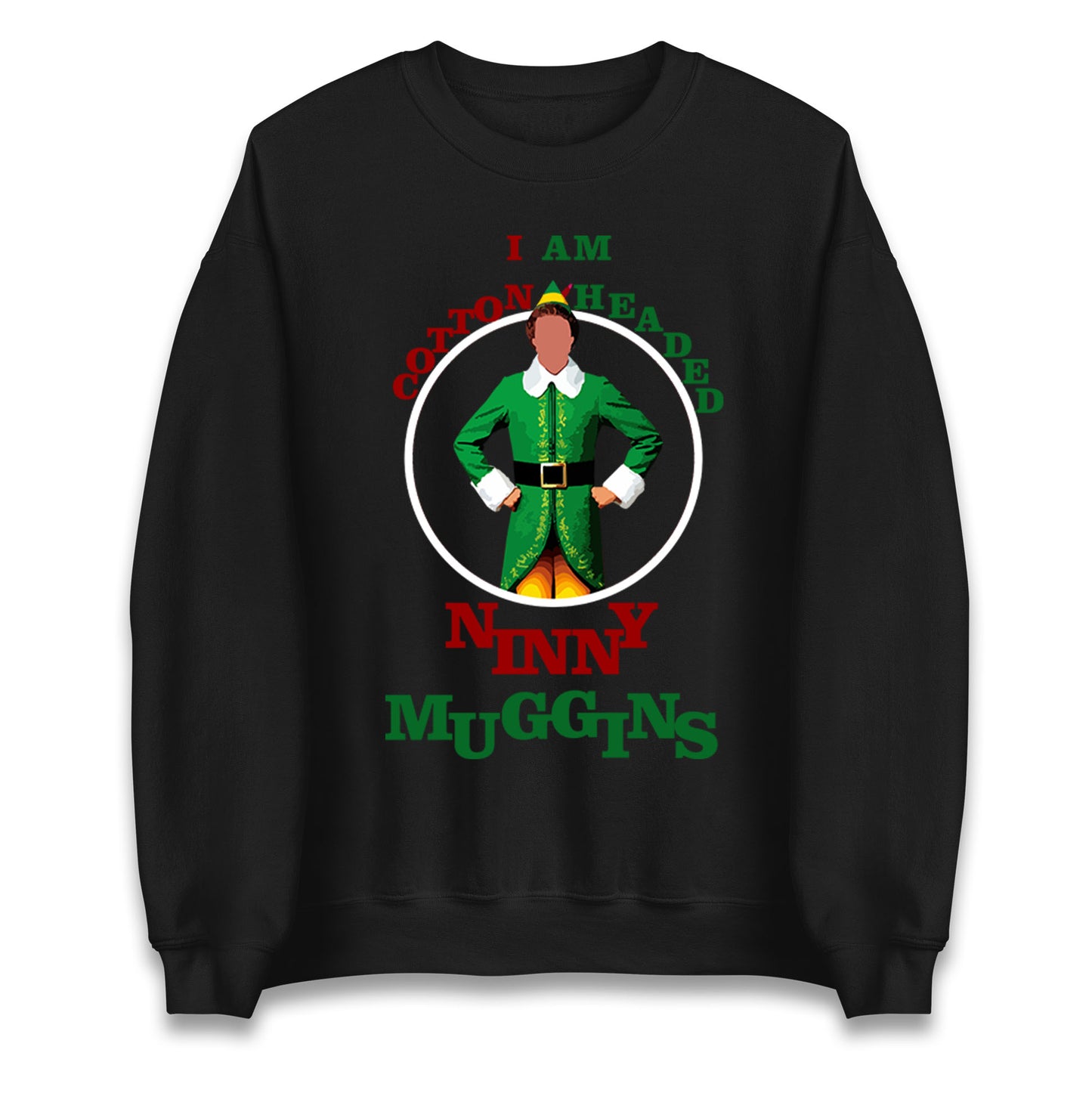 Christmas Patrick Baynham Elf Unisex Sweatshirt