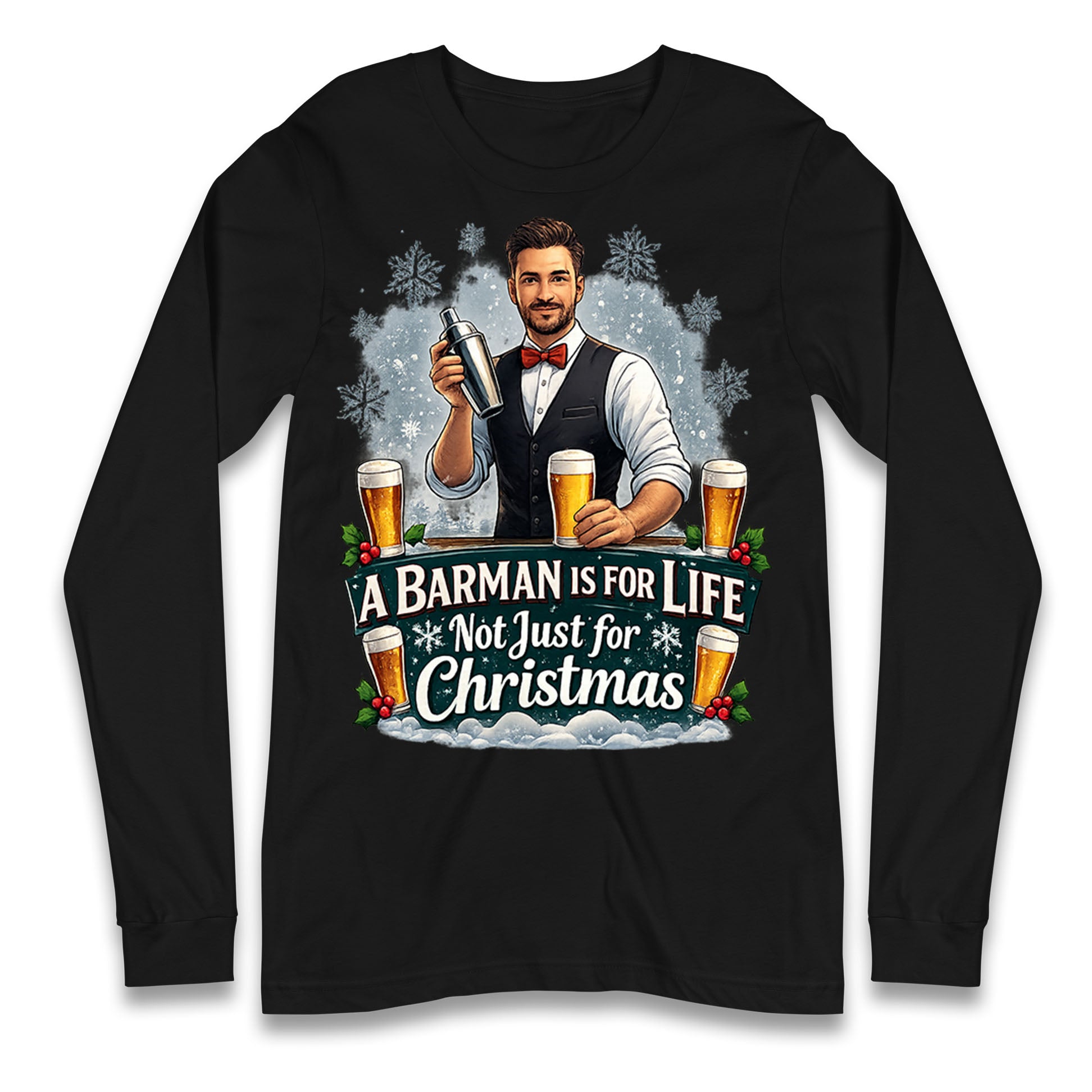 Barman Christmas Longsleeve T Shirt