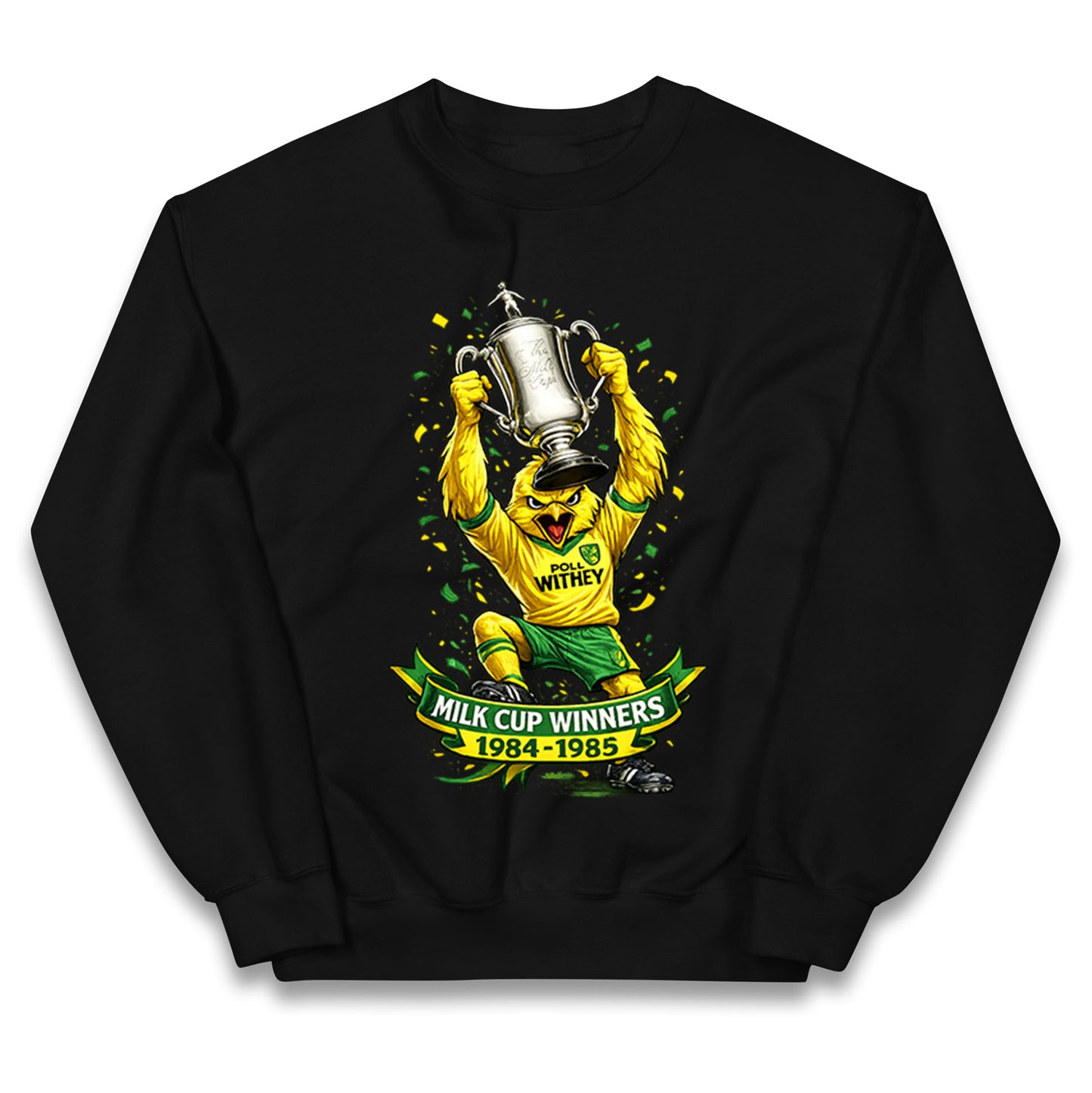 Norwich City Milk Cup Winners Kids Jumper