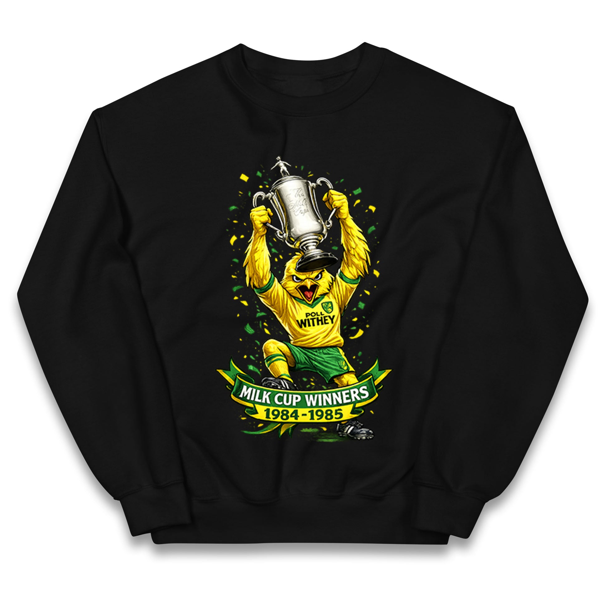 Norwich City Milk Cup Winners Kids Jumper