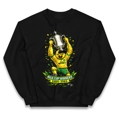 Norwich City Milk Cup Winners Kids Jumper
