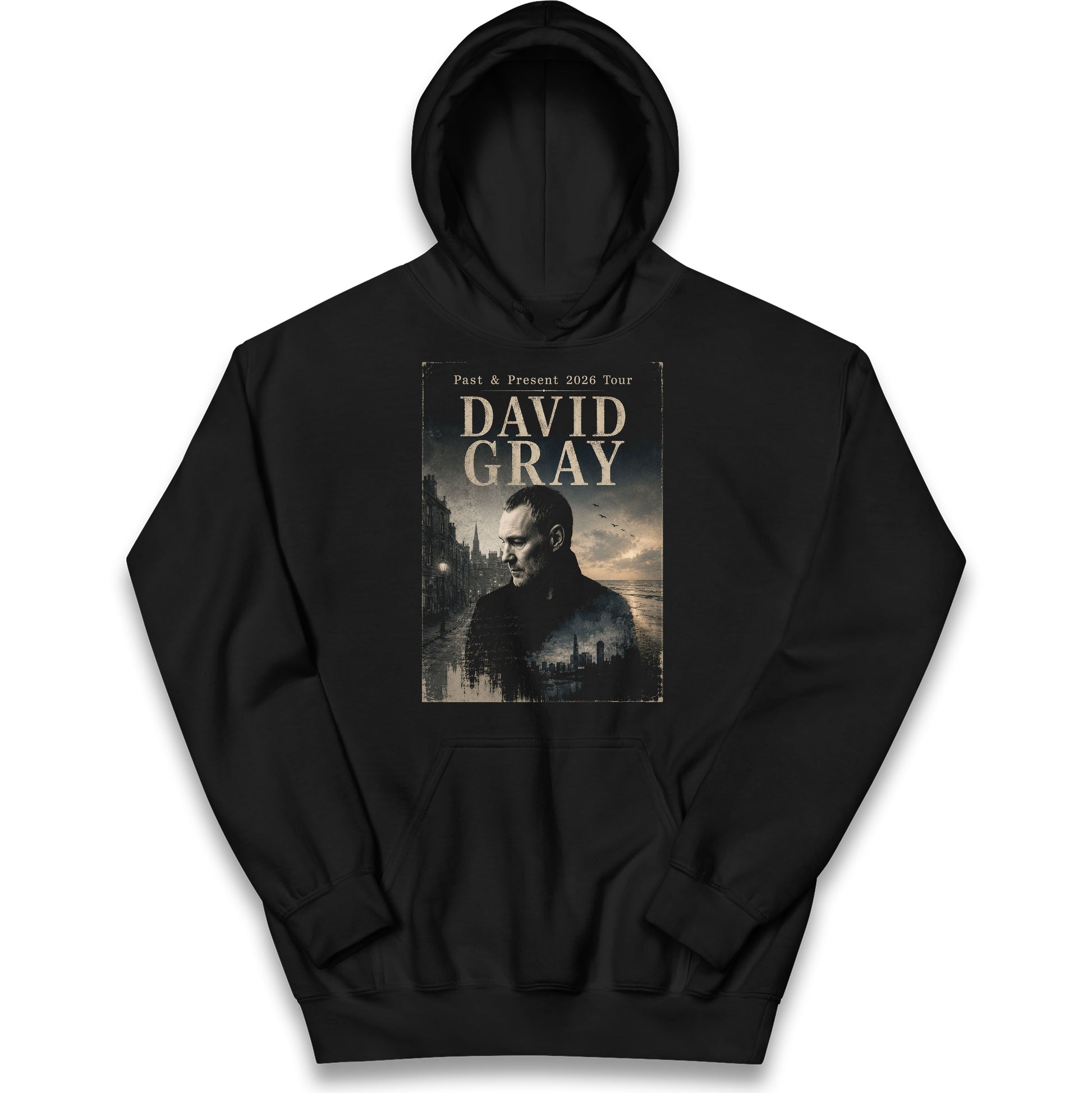 David Gray The Past And Present Tour 2026 Kids Hoodie