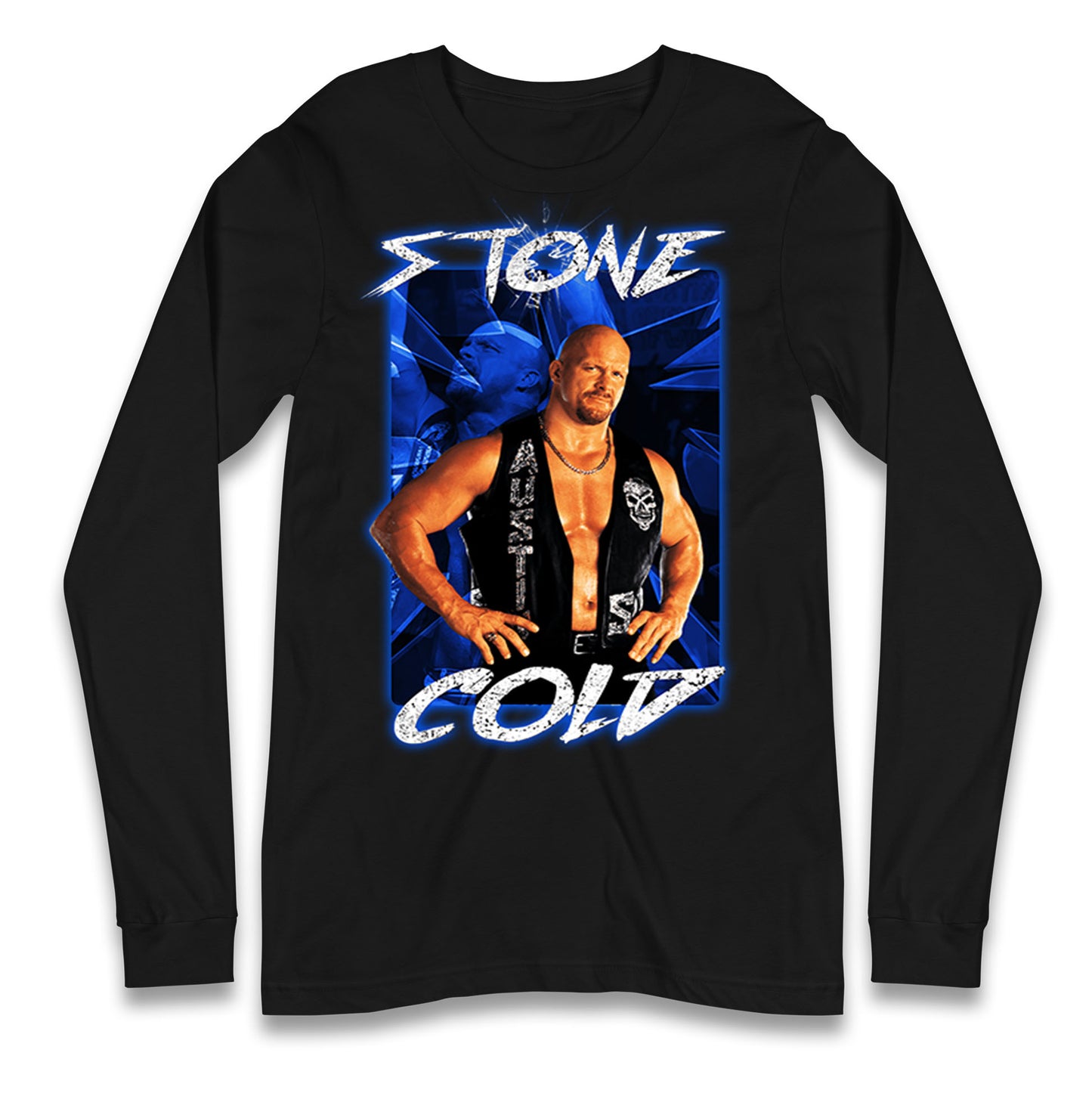 Stone Cold wwe Bootleg Long Sleeve T Shirt