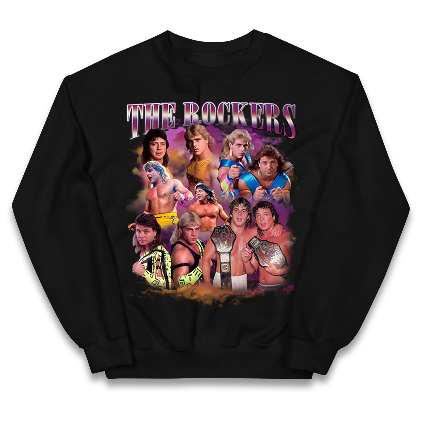Retro The Rockers Bootleg Wrestling Kids Jumper