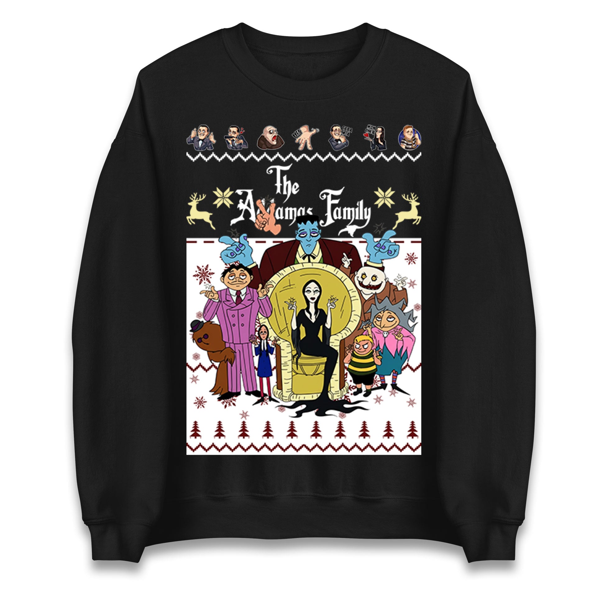 Scary Addams Christmas Jumper